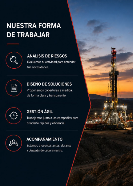 Torre petrolera en operación